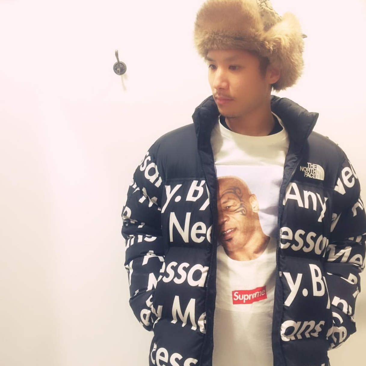 2015 Supreme×The North Face 文字ヌプシダウン